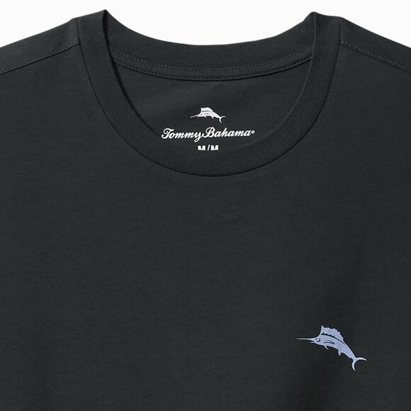 Tommy Bahama Cotton Board in Paradise Graphic T-Shirt Crew Tee Men's - Picture 4 of 11